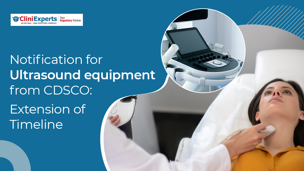Notification for Ultrasound equipment